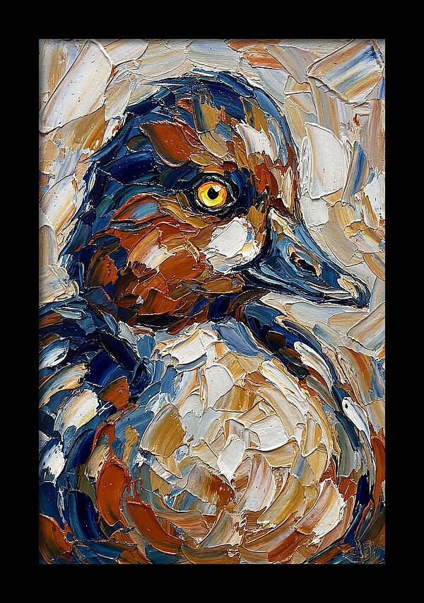 Goldeneye Duck Portrait