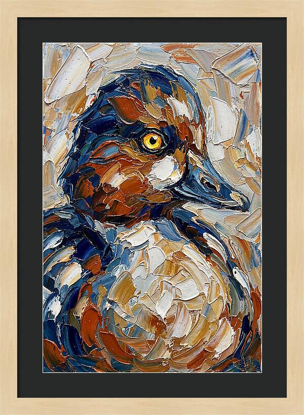 Goldeneye Duck Portrait