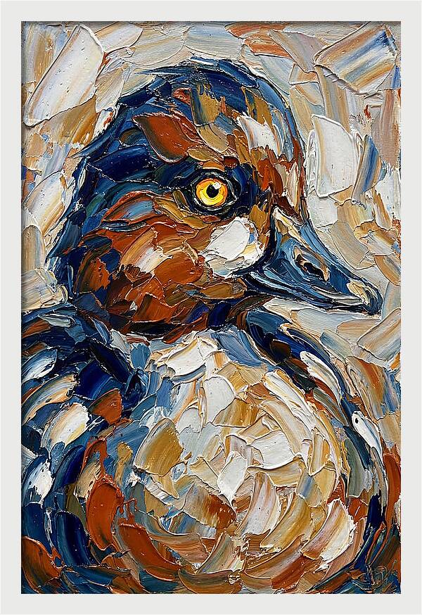 Goldeneye Duck Portrait