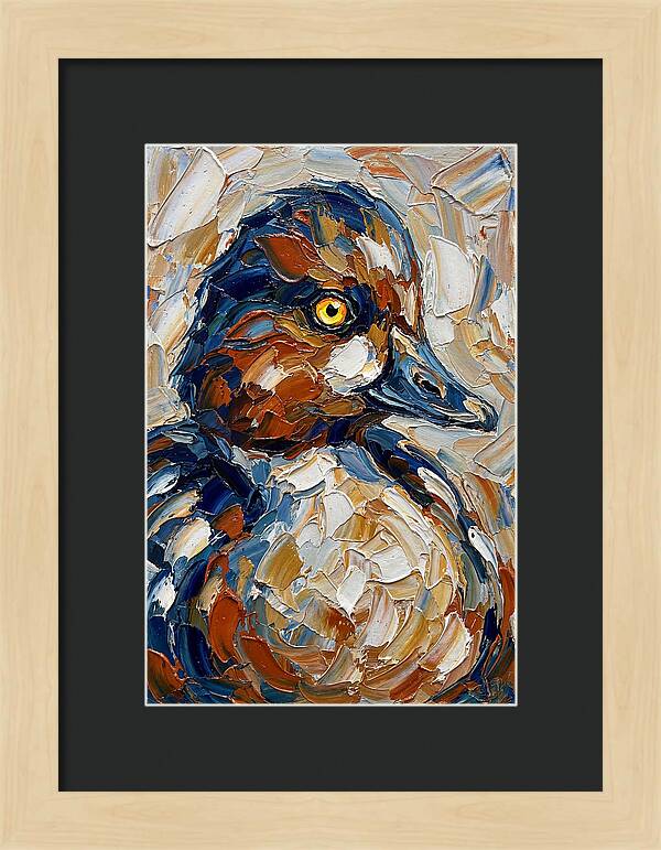 Goldeneye Duck Portrait