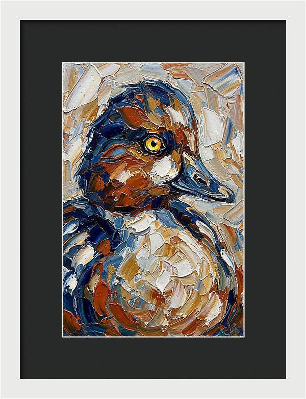 Goldeneye Duck Portrait