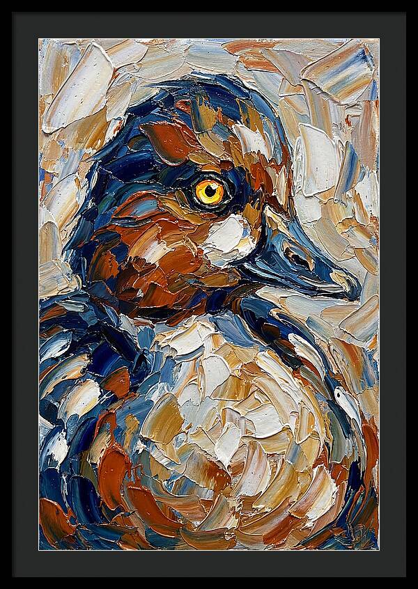 Goldeneye Duck Portrait