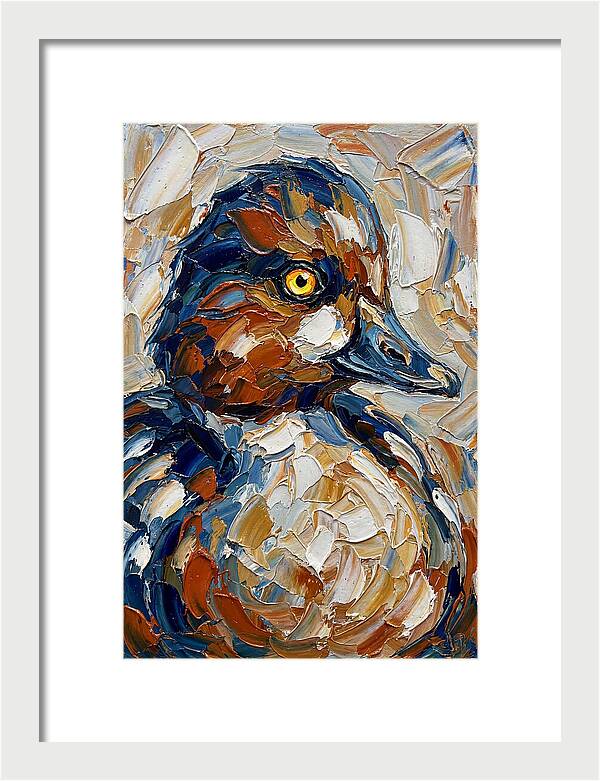 Goldeneye Duck Portrait