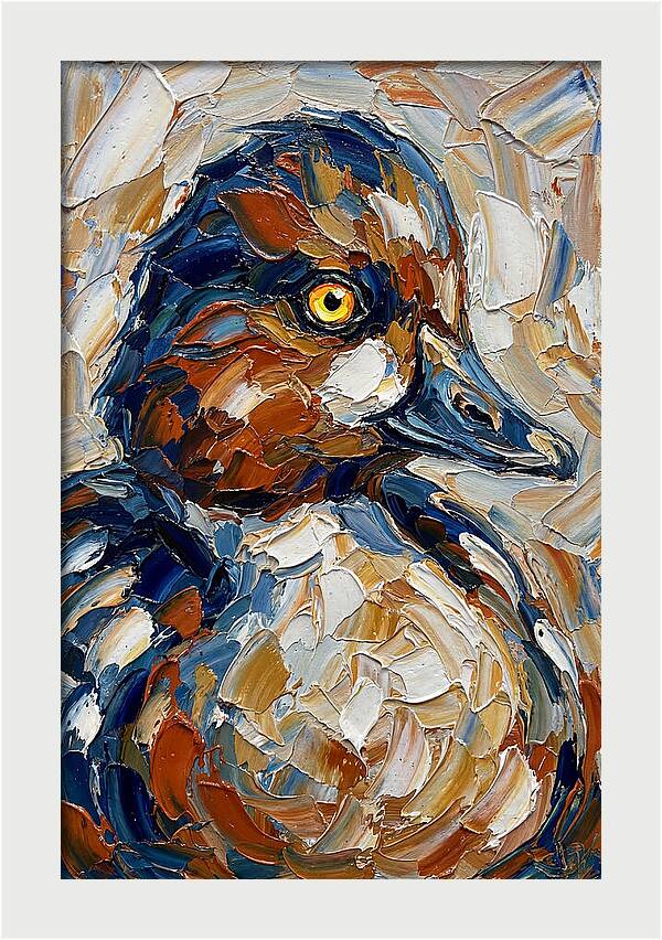 Goldeneye Duck Portrait