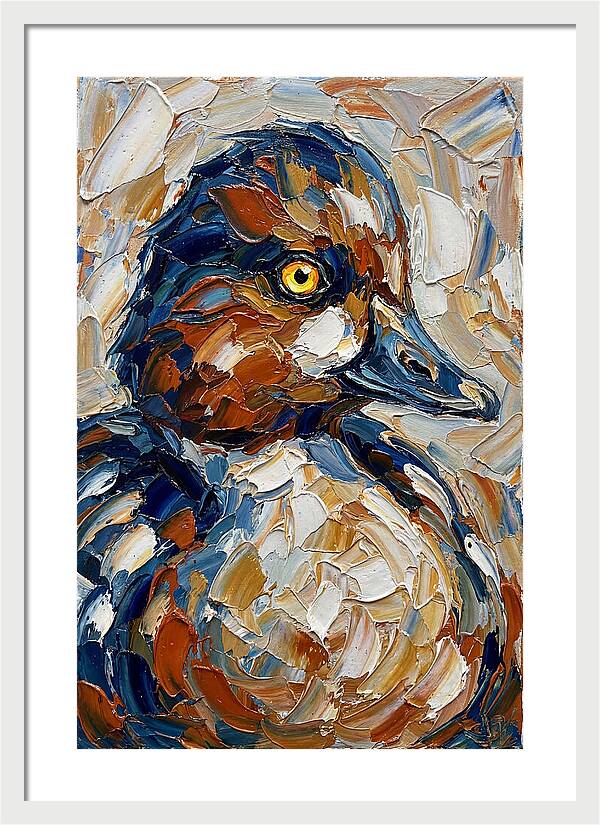 Goldeneye Duck Portrait
