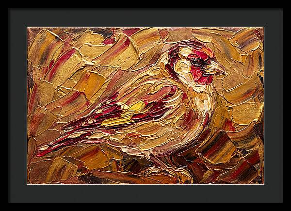 Goldfinch In Golden Hues