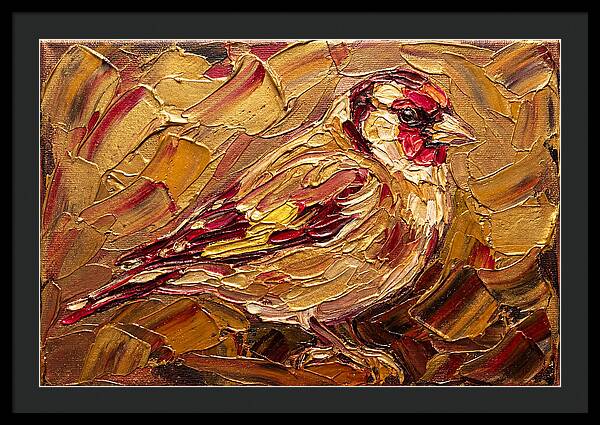 Goldfinch In Golden Hues