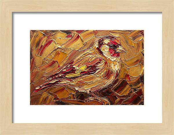 Goldfinch In Golden Hues