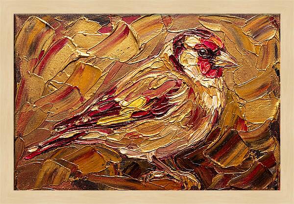 Goldfinch In Golden Hues