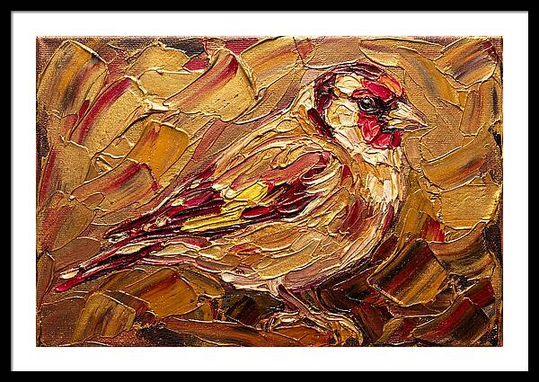 Goldfinch In Golden Hues