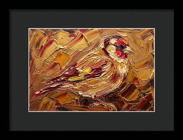 Goldfinch In Golden Hues