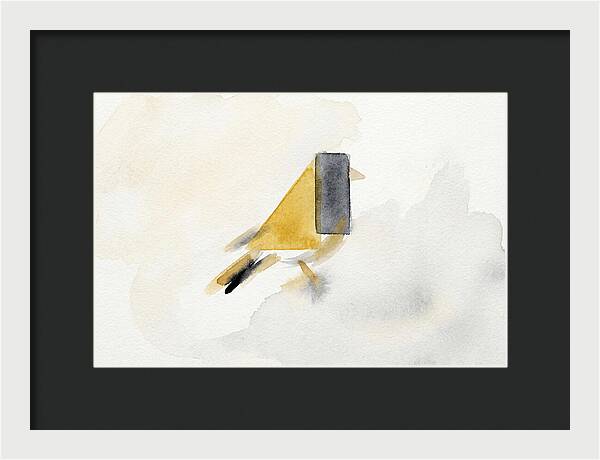 Goldfinch In Minimalist Style