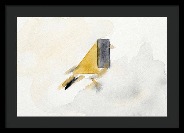 Goldfinch In Minimalist Style