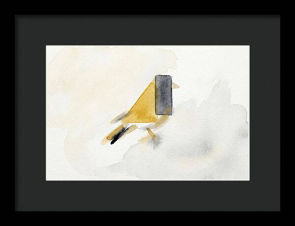 Goldfinch In Minimalist Style