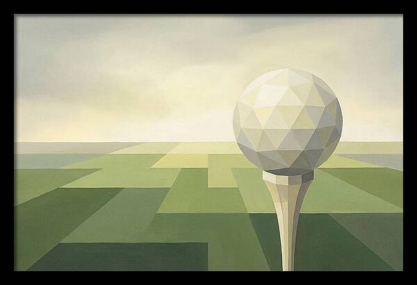 Golf Ball On