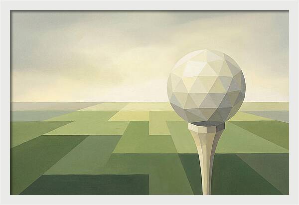 Golf Ball On