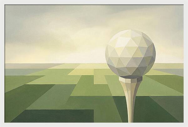 Golf Ball On