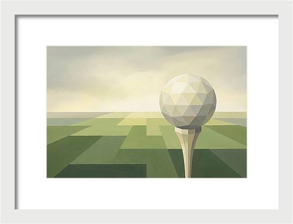 Golf Ball On
