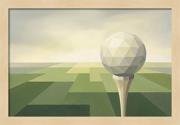 Golf Ball On