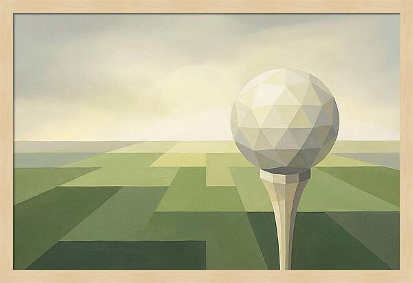 Golf Ball On