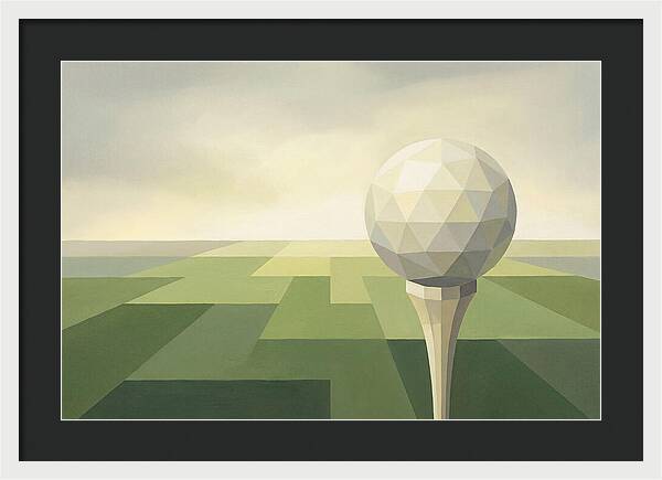 Golf Ball On