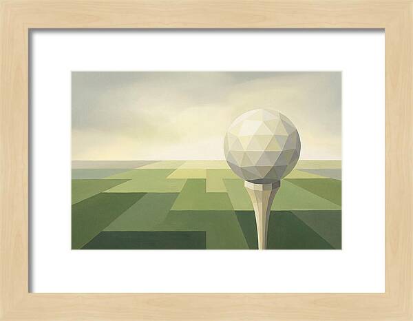 Golf Ball On