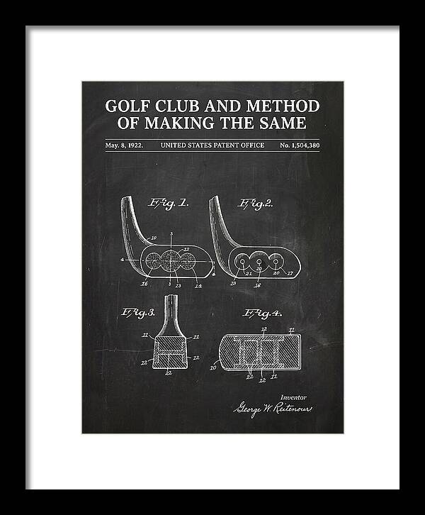 Golf Club And Method Of Making The Same Chalkboard Patent Us1504380a
