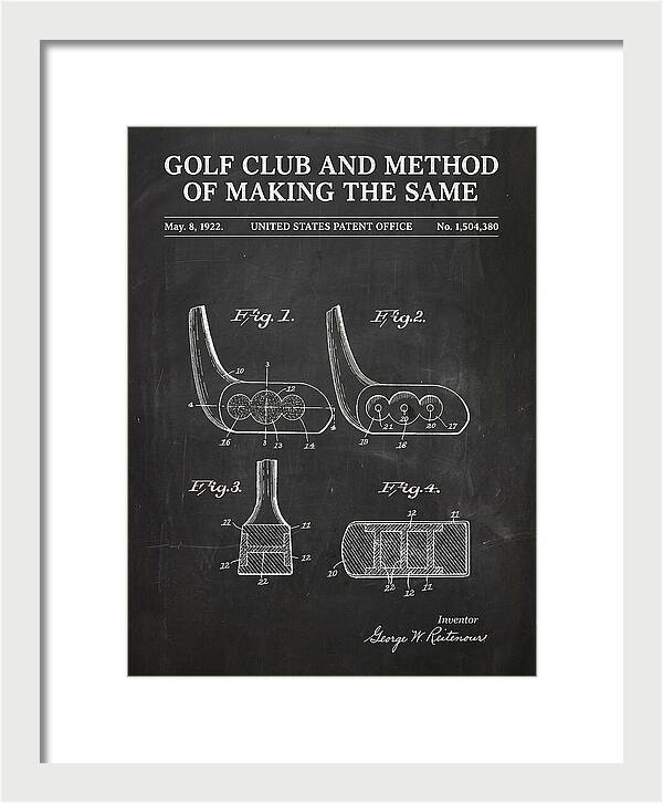 Golf Club And Method Of Making The Same Chalkboard Patent Us1504380a
