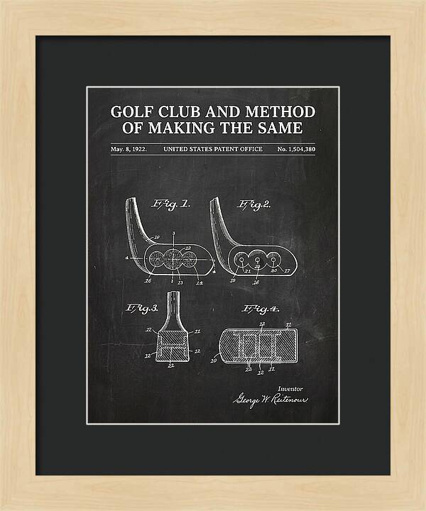 Golf Club And Method Of Making The Same Chalkboard Patent Us1504380a