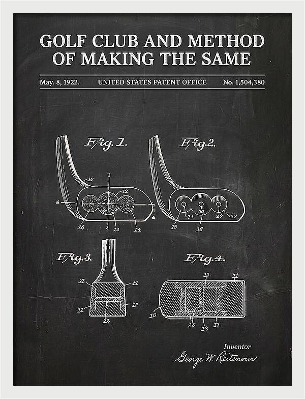 Golf Club And Method Of Making The Same Chalkboard Patent Us1504380a