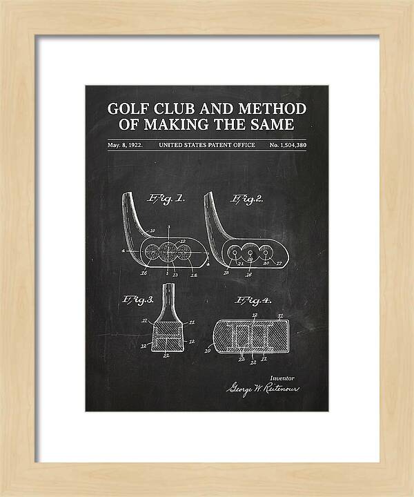 Golf Club And Method Of Making The Same Chalkboard Patent Us1504380a