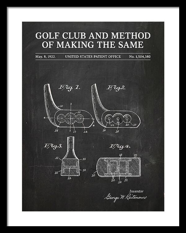 Golf Club And Method Of Making The Same Chalkboard Patent Us1504380a