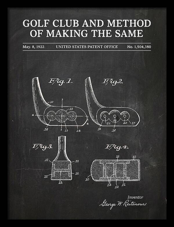 Golf Club And Method Of Making The Same Chalkboard Patent Us1504380a