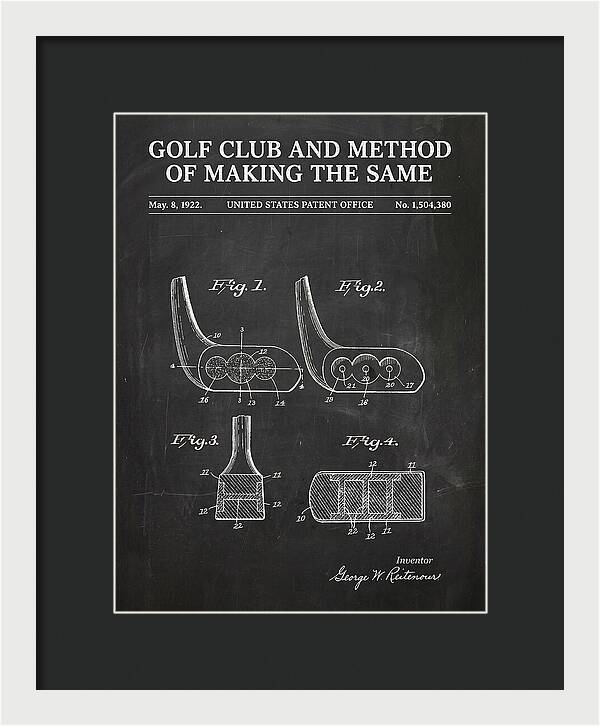 Golf Club And Method Of Making The Same Chalkboard Patent Us1504380a