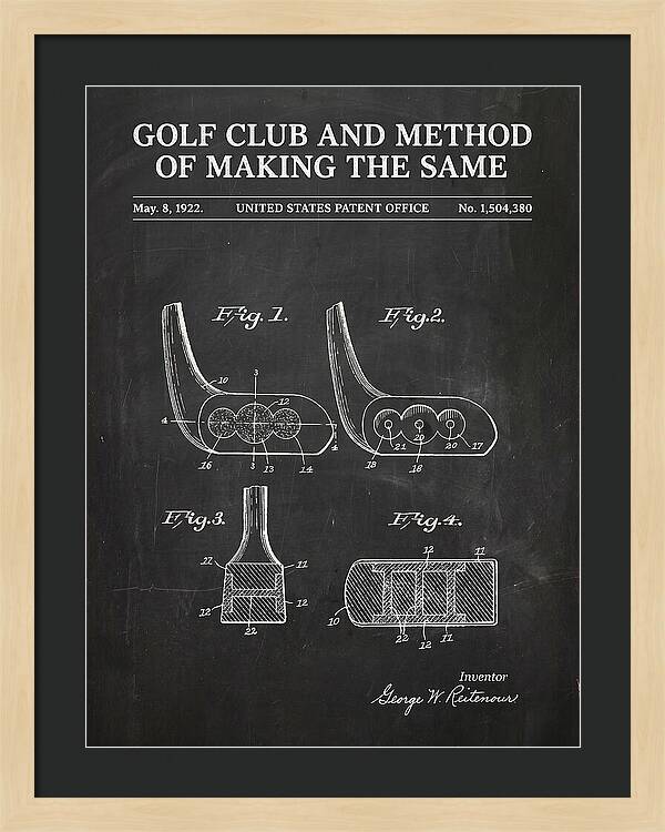 Golf Club And Method Of Making The Same Chalkboard Patent Us1504380a