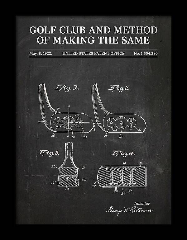 Golf Club And Method Of Making The Same Chalkboard Patent Us1504380a