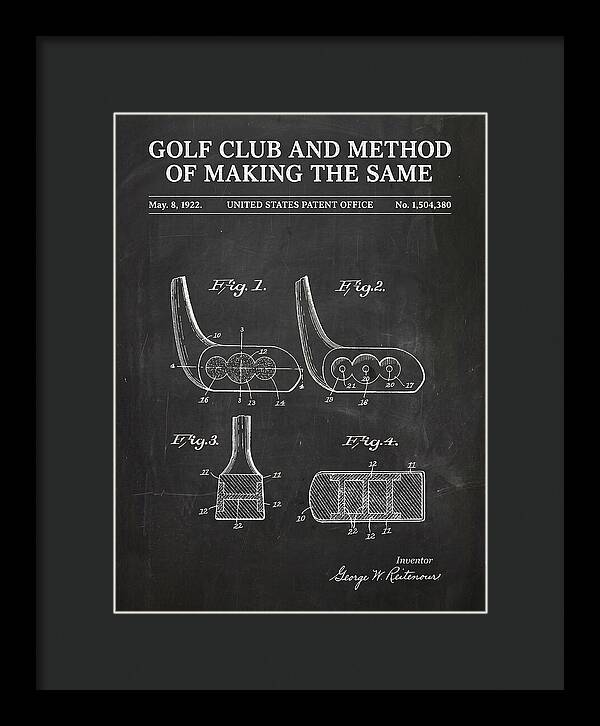 Golf Club And Method Of Making The Same Chalkboard Patent Us1504380a