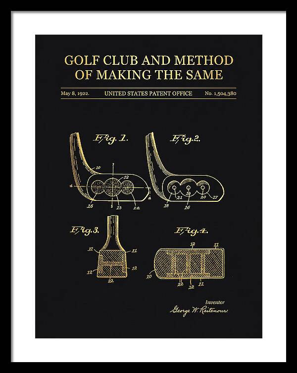 Golf Club And Method Of Making The Same Gold Patent Us1504380a