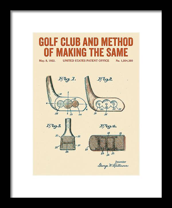 Golf Club And Method Of Making The Same Retro Patent Us1504380a