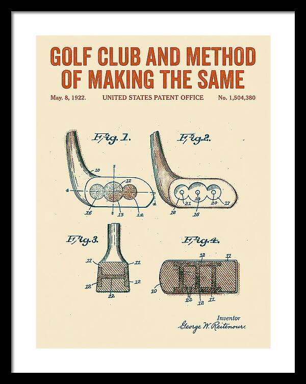 Golf Club And Method Of Making The Same Retro Patent Us1504380a