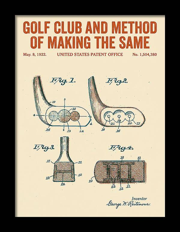 Golf Club And Method Of Making The Same Retro Patent Us1504380a