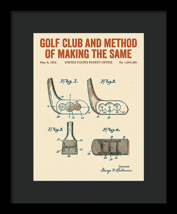 Golf Club And Method Of Making The Same Retro Patent Us1504380a