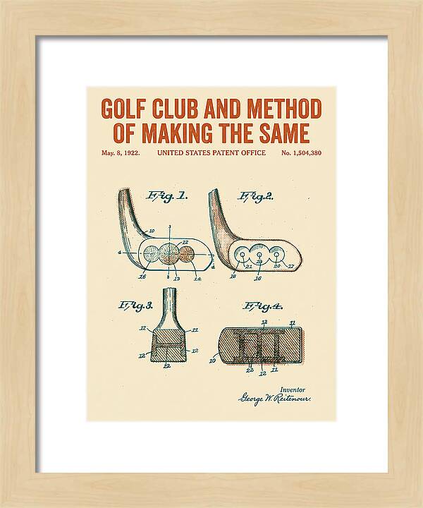 Golf Club And Method Of Making The Same Retro Patent Us1504380a