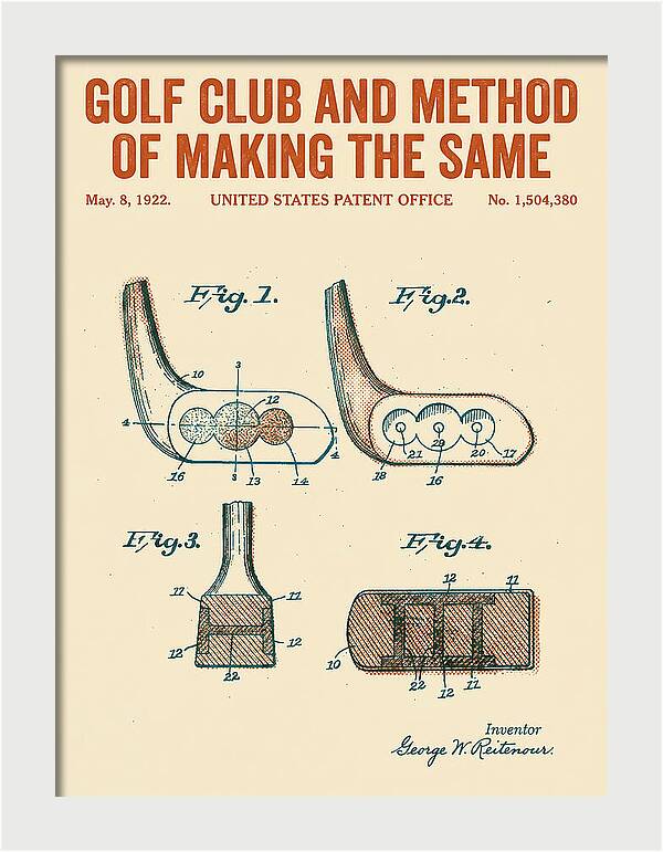 Golf Club And Method Of Making The Same Retro Patent Us1504380a