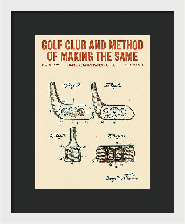 Golf Club And Method Of Making The Same Retro Patent Us1504380a
