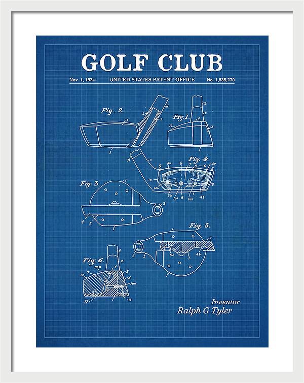 Golf Club Blueprint Patent Us1535270a
