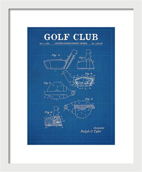 Golf Club Blueprint Patent Us1535270a