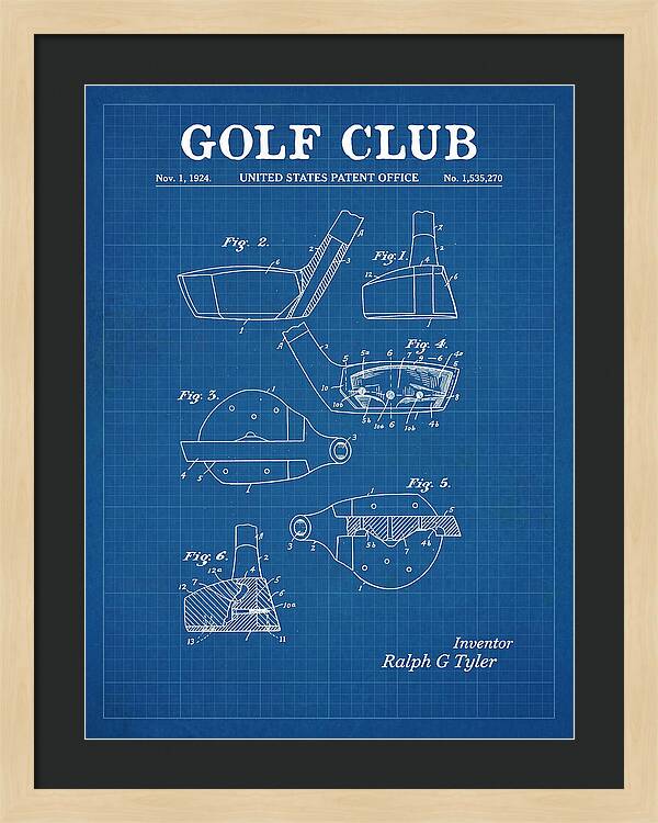 Golf Club Blueprint Patent Us1535270a