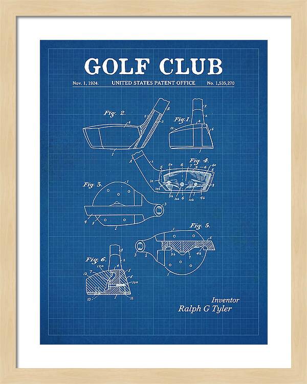 Golf Club Blueprint Patent Us1535270a