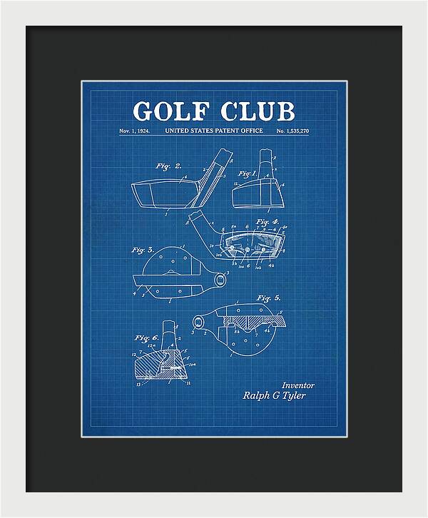 Golf Club Blueprint Patent Us1535270a